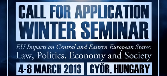 Winter Seminar  "EU Impacts on Central and Eastern European States: Law, Politics, Economy and Society"