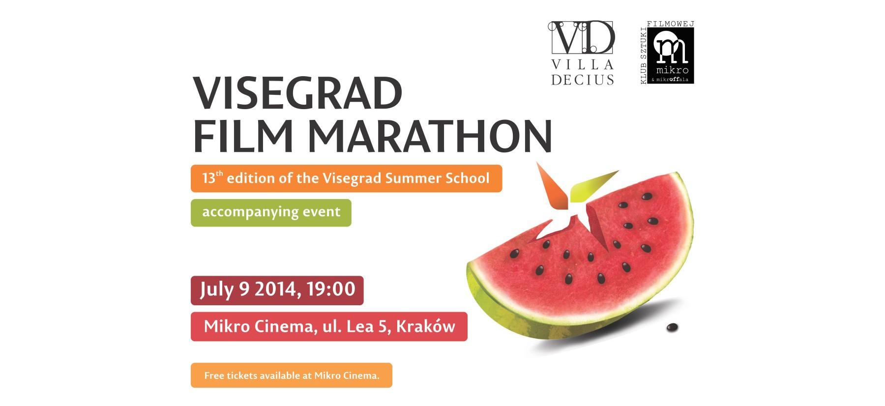 Invitation to the Visegrad Film Marathon